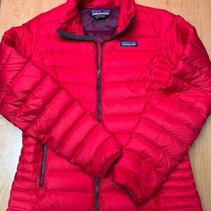 Patagonia Women's Vibrant Red Puffer Coat